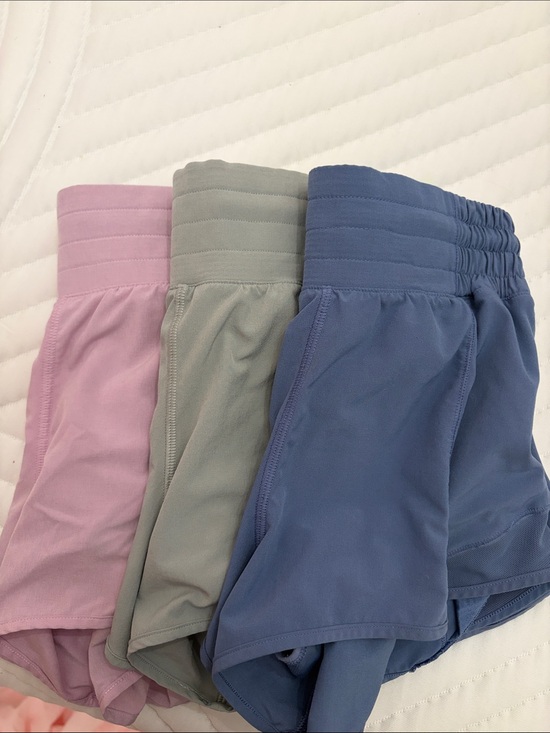 lululemon athletica Pants - lululemon athletica Women's Athletic Shorts — Pink, Sage, Blue